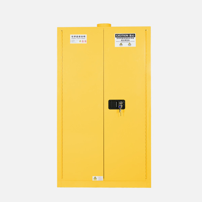 Hóa chất dễ cháy Lưu trữ an toàn Tủ lửa đỏ Loại cửa tự đóng 45Gallon