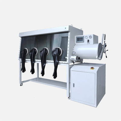 Hệ thống lọc không khí Buồng chân không chứa nitơ có găng tay 2 cổng