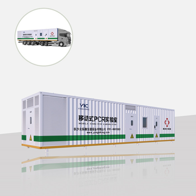 Phòng thí nghiệm di động 13,5m Pcr, Phòng thí nghiệm thử nghiệm axit nuclein Rt Pcr